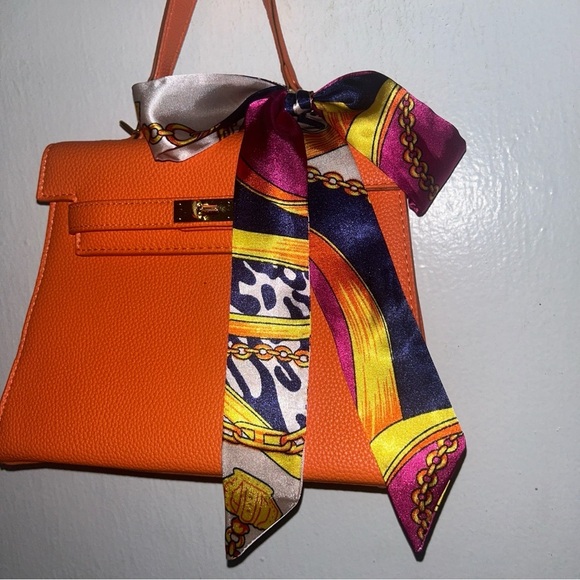 One Twilly Handbag Headband Neck Scarf - Picture 15 of 15